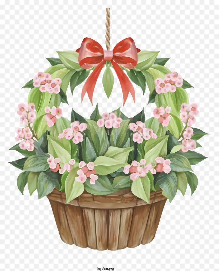 Desenho Animado，Cesta De Flores PNG