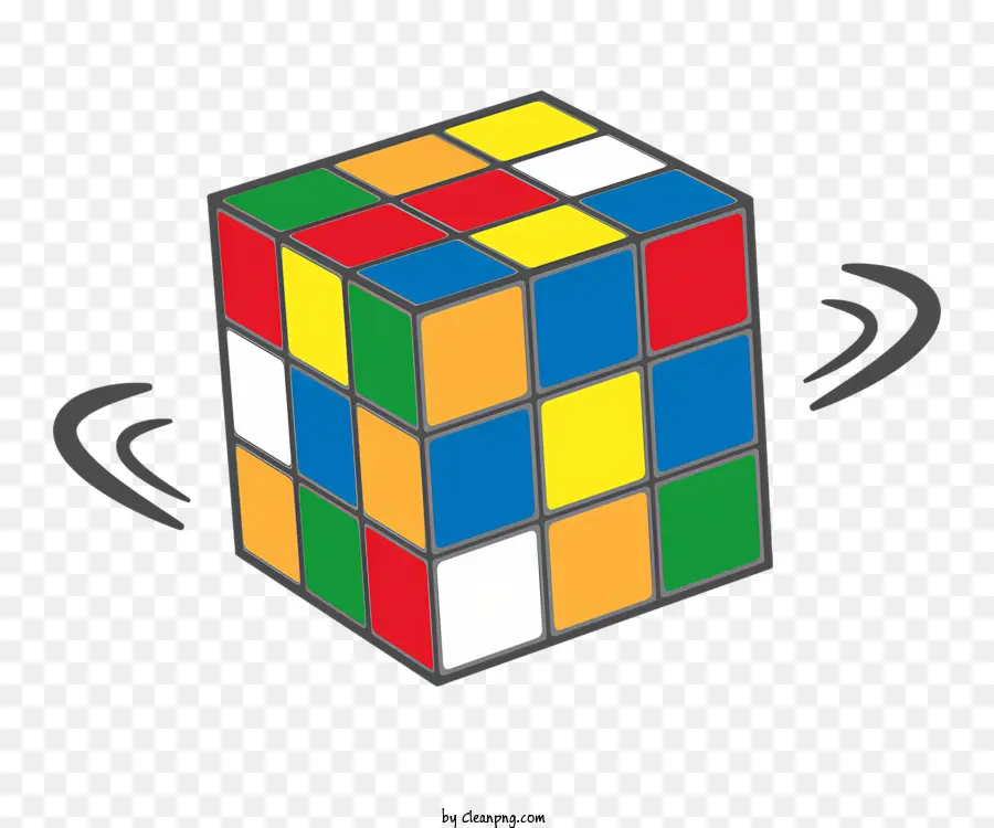 Rubiks Cube，Cubo 3d PNG
