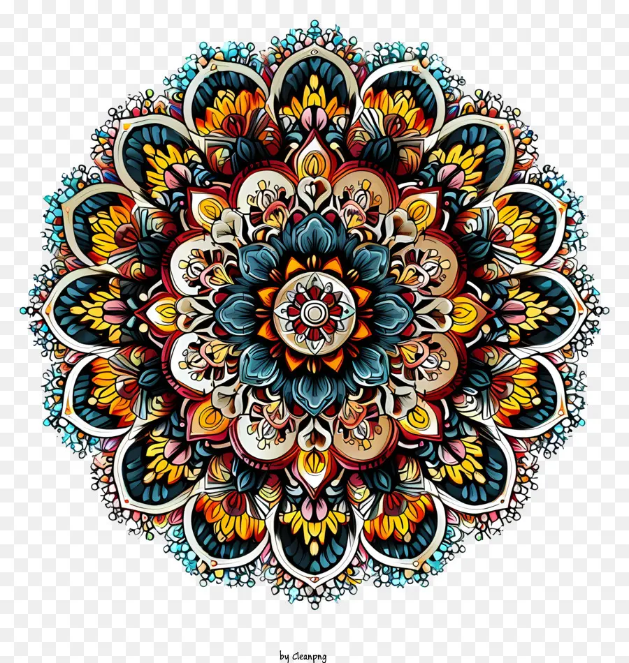 Mandala，Padrão Circular PNG