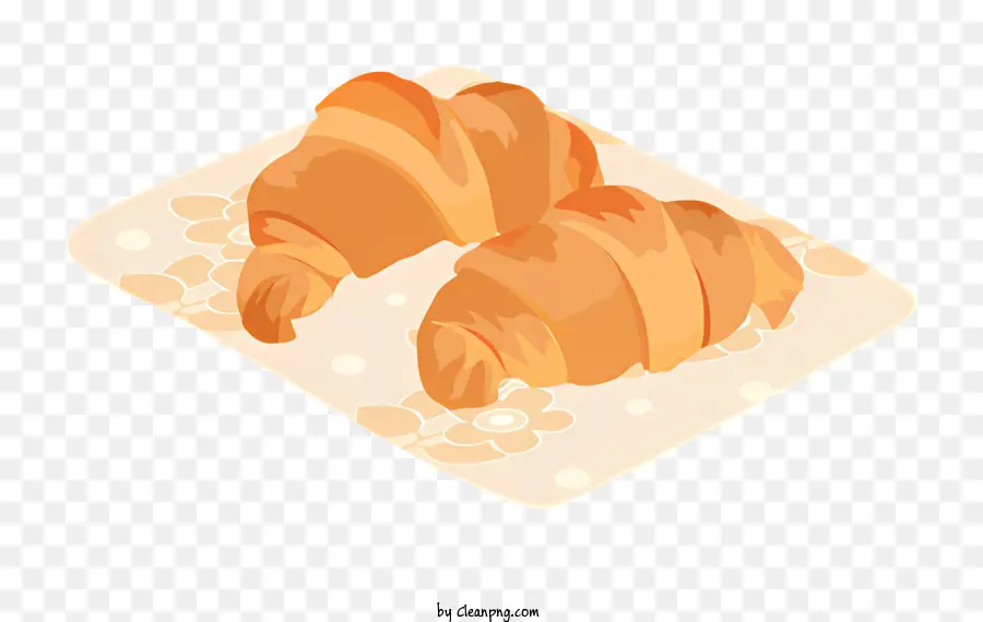 Croissants，Placa PNG