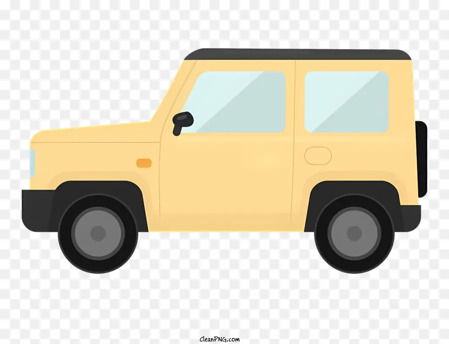 Carro De Estilo Plano，Carro De Roda Traseira única PNG