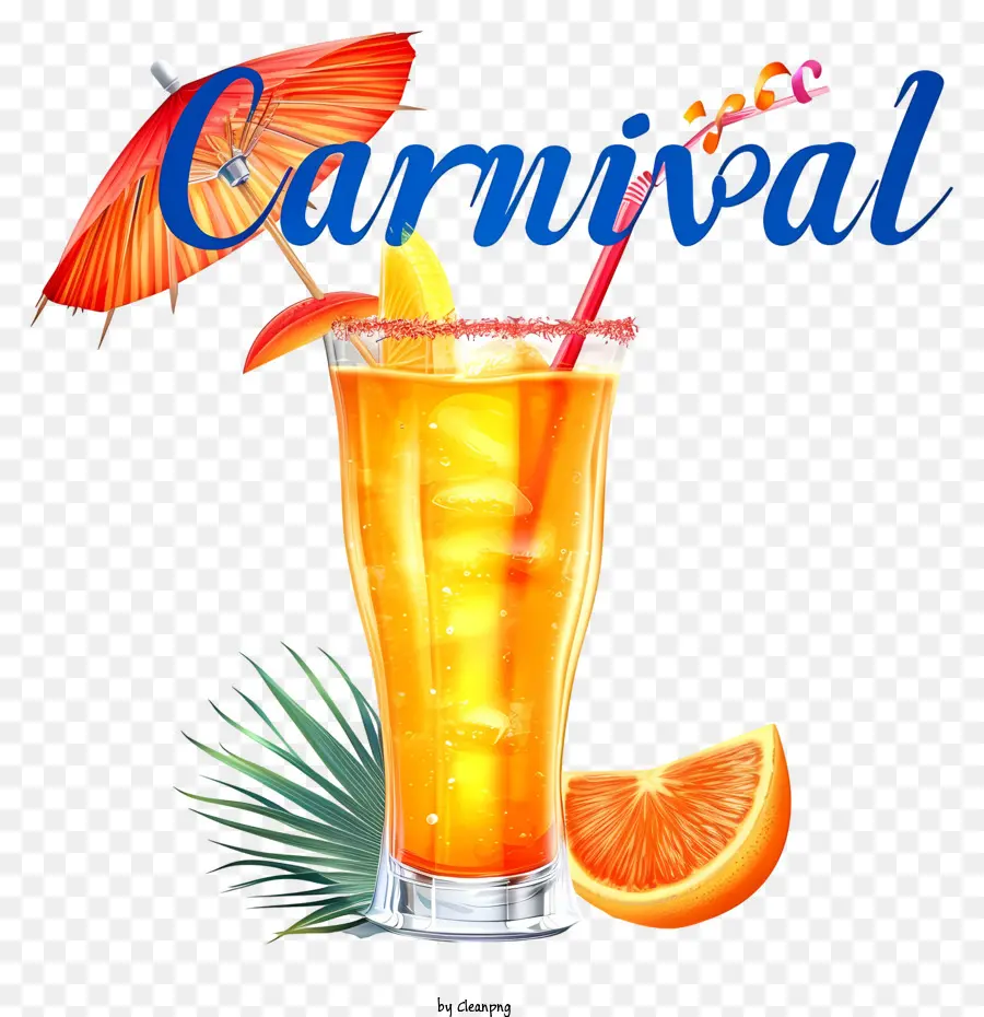 Carnaval Brasileiro，Coquetel De Laranja PNG