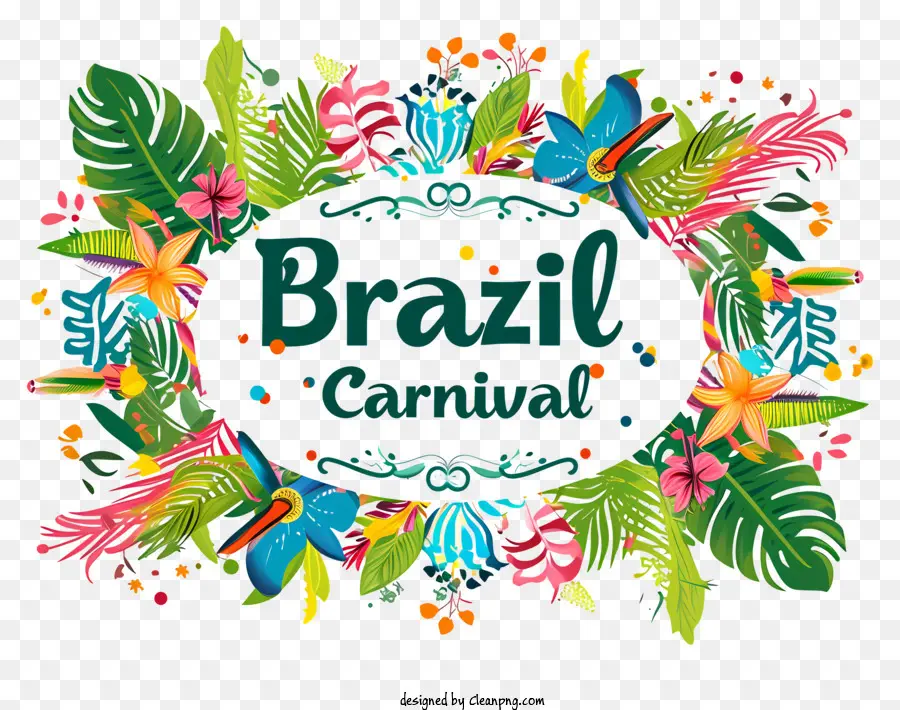 Brasil Carnaval，Flores Tropicais PNG