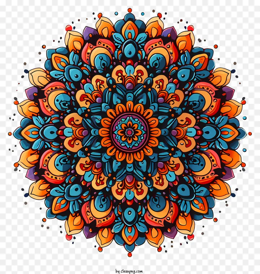 Mandala，Teste Padrão De Flor PNG
