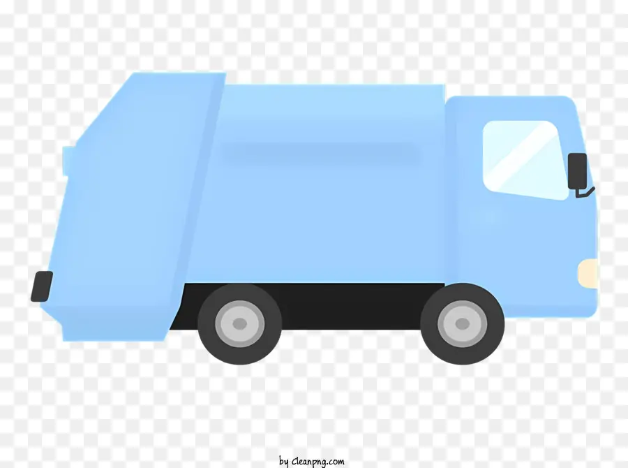Caminhão De Lixo，Azul Caminhão PNG