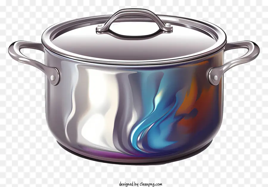 Pintas Multicoloridas Panela De Aço，Panela De Aço Inoxidável PNG