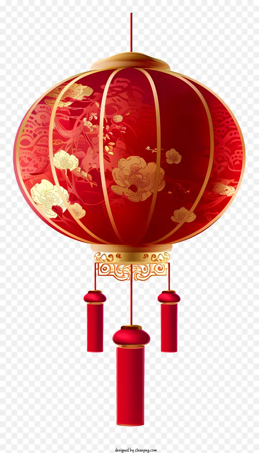 Ano Novo Chinês，Lanterna Chinesa PNG