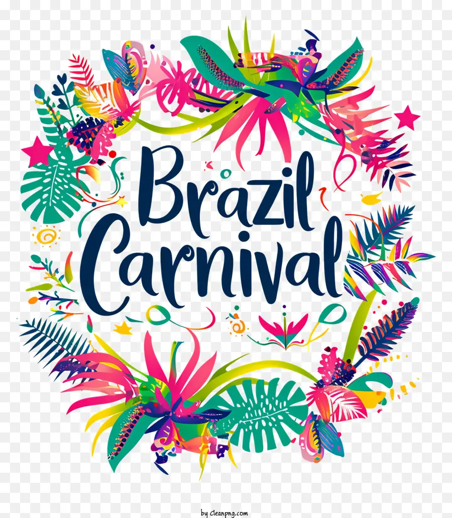 Brasil Carnaval，Coroa De Flores PNG