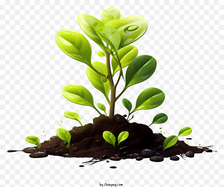 A Planta Crescer，Planta Verde PNG