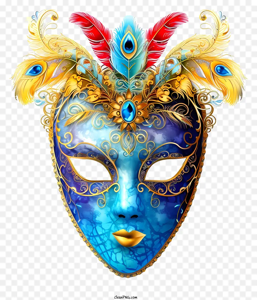 Máscara Plana Do Carnaval，Máscara PNG