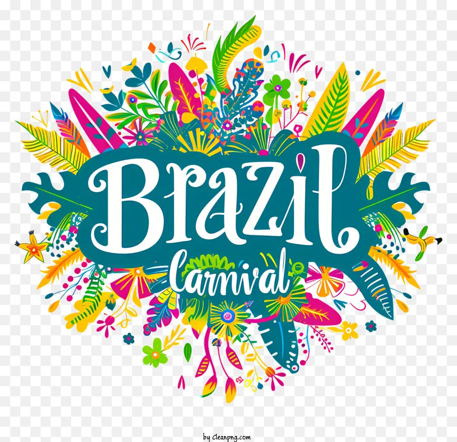 Brasil Carnaval，Arranjo Floral PNG