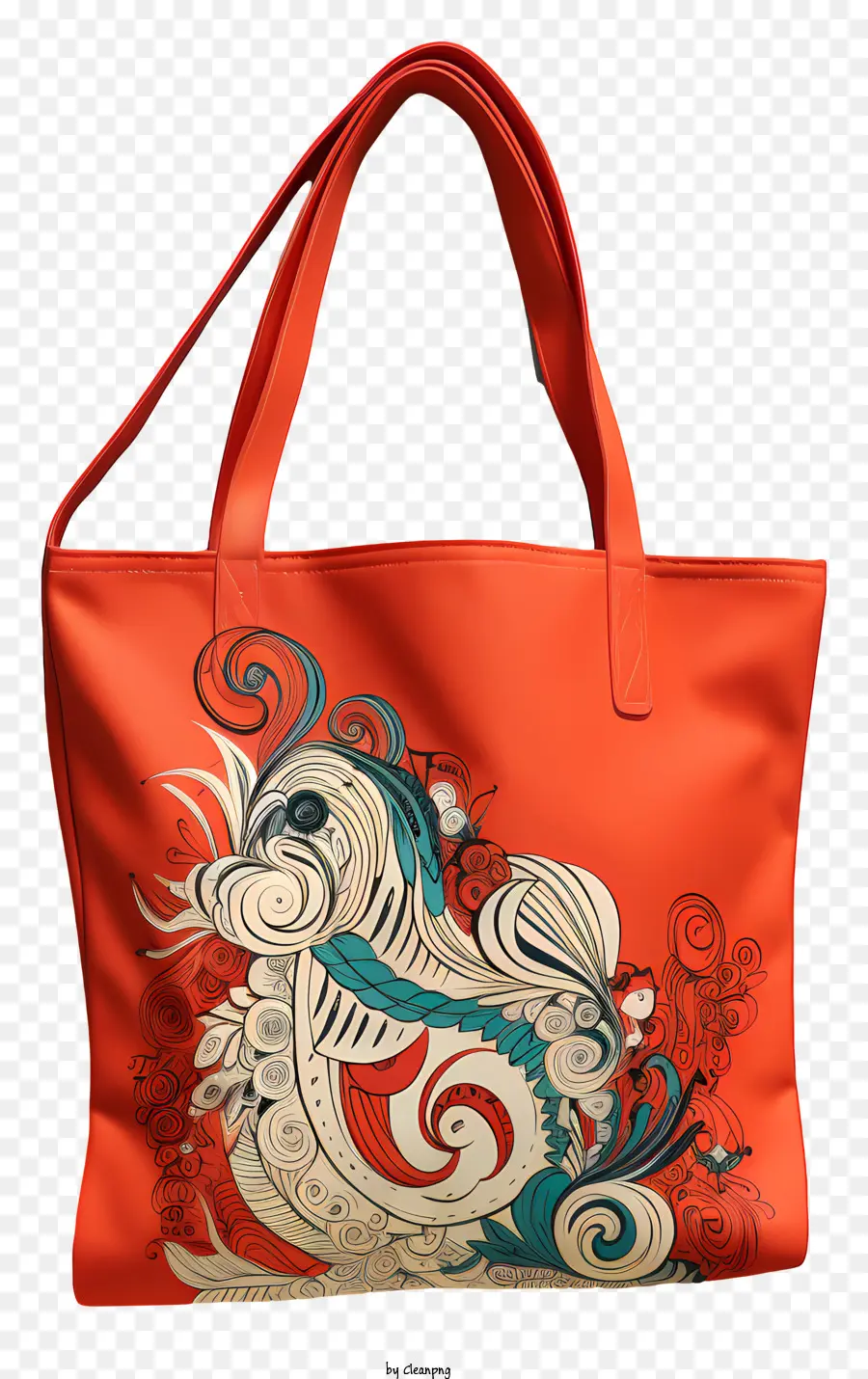 Eco Sacola，Bolsa De Couro Laranja PNG