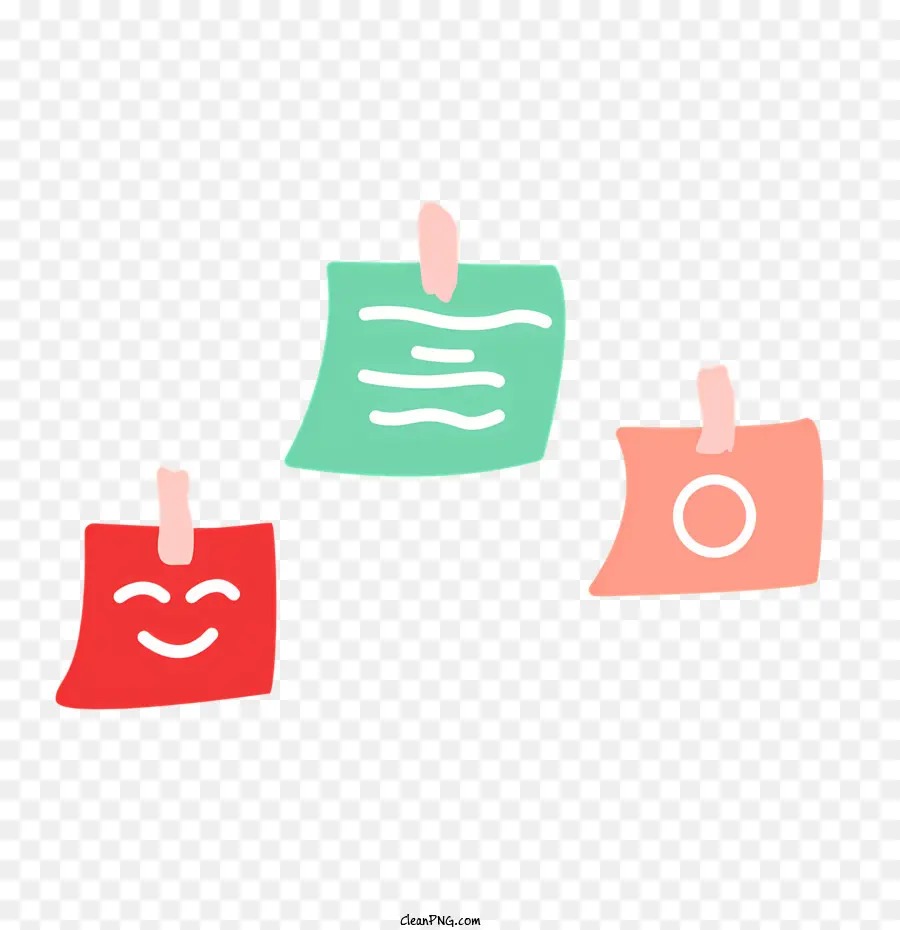 Notas，Emoticons PNG