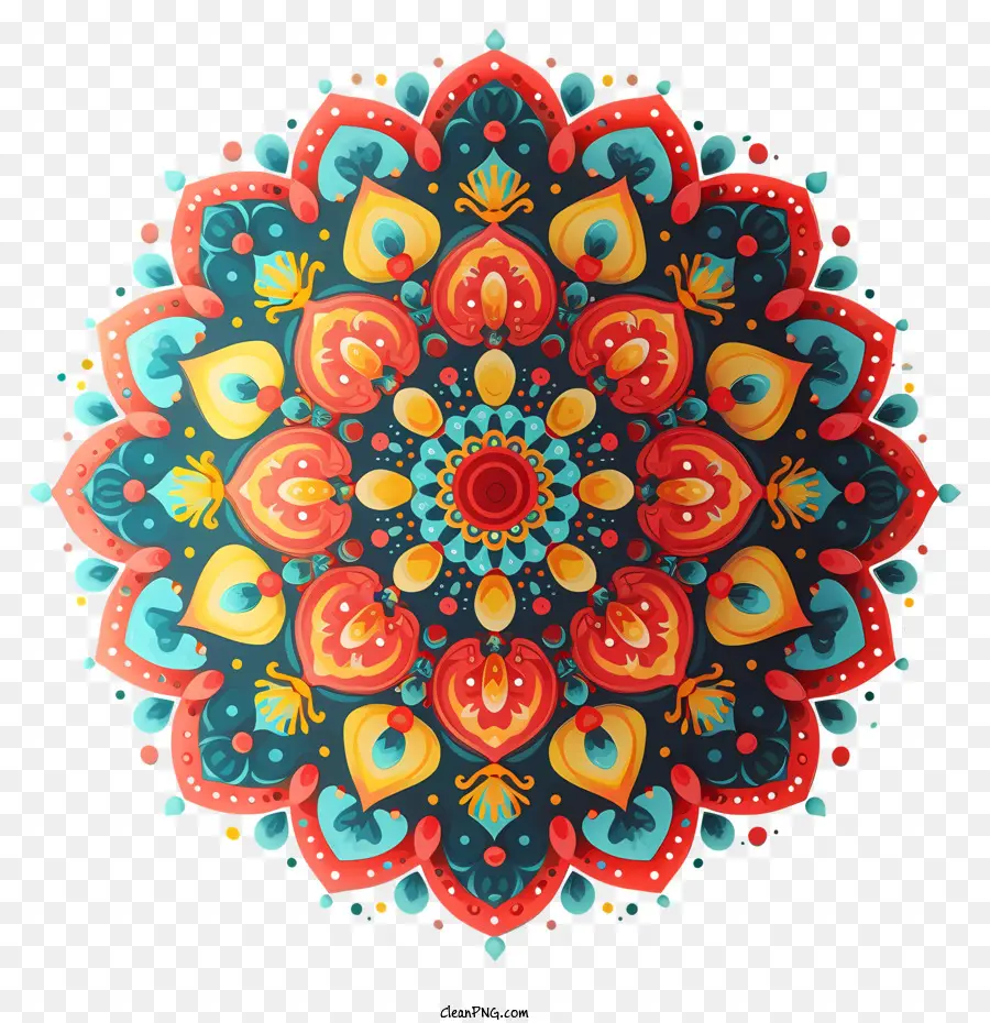 Mandala，Padrão Circular Decorativo PNG