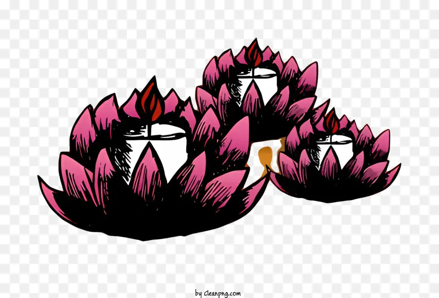 Bodhi Dia，Flores De Lótus PNG