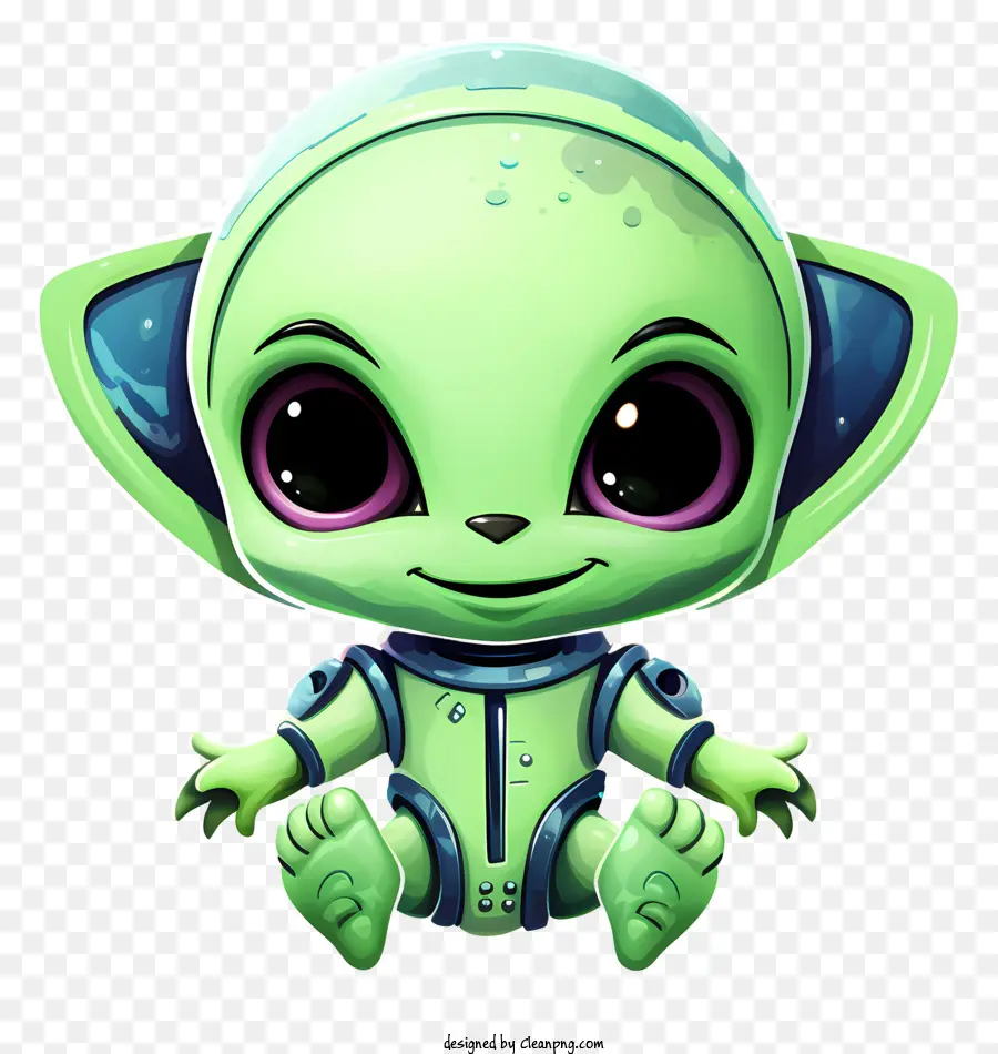 Alienígena Fofo，Alienígena Verde PNG