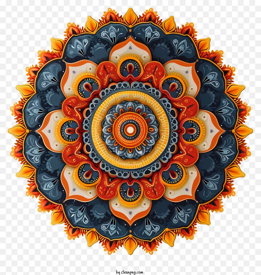 Mandala，Mandala Tradicional PNG