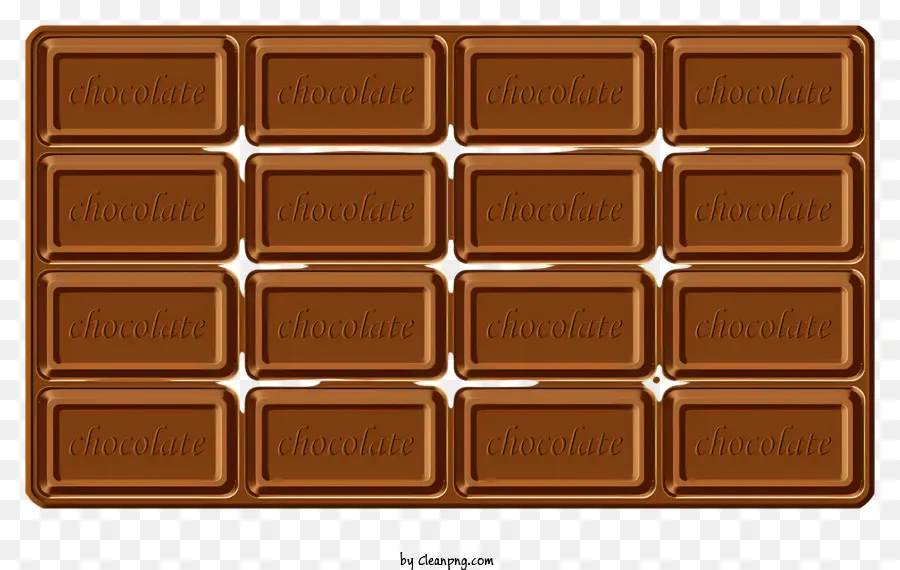 Barra De Chocolate，Quadrados De Chocolate PNG