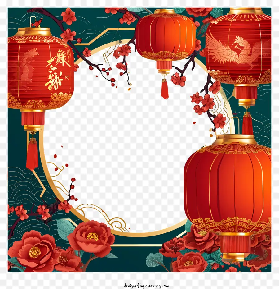 Ano Novo Chinês，Banner De Estilo Chinês PNG