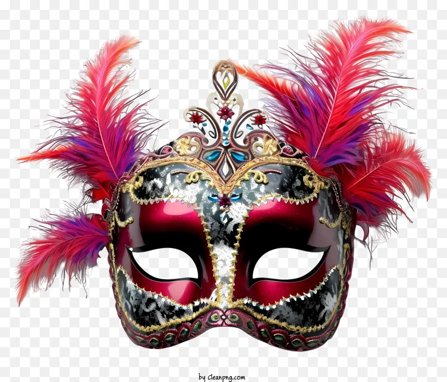 Máscara De Carnaval Multicolorida，Máscaras Venezianas PNG