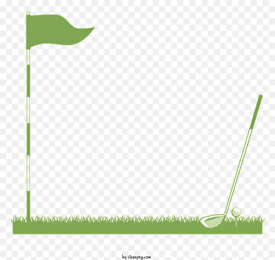 Bandeira De Golfe，Campo De Golfe PNG