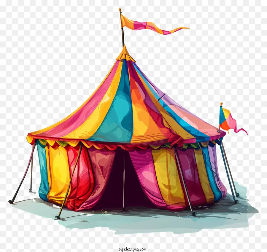 Tenda De Carnaval，Tenda Colorida PNG
