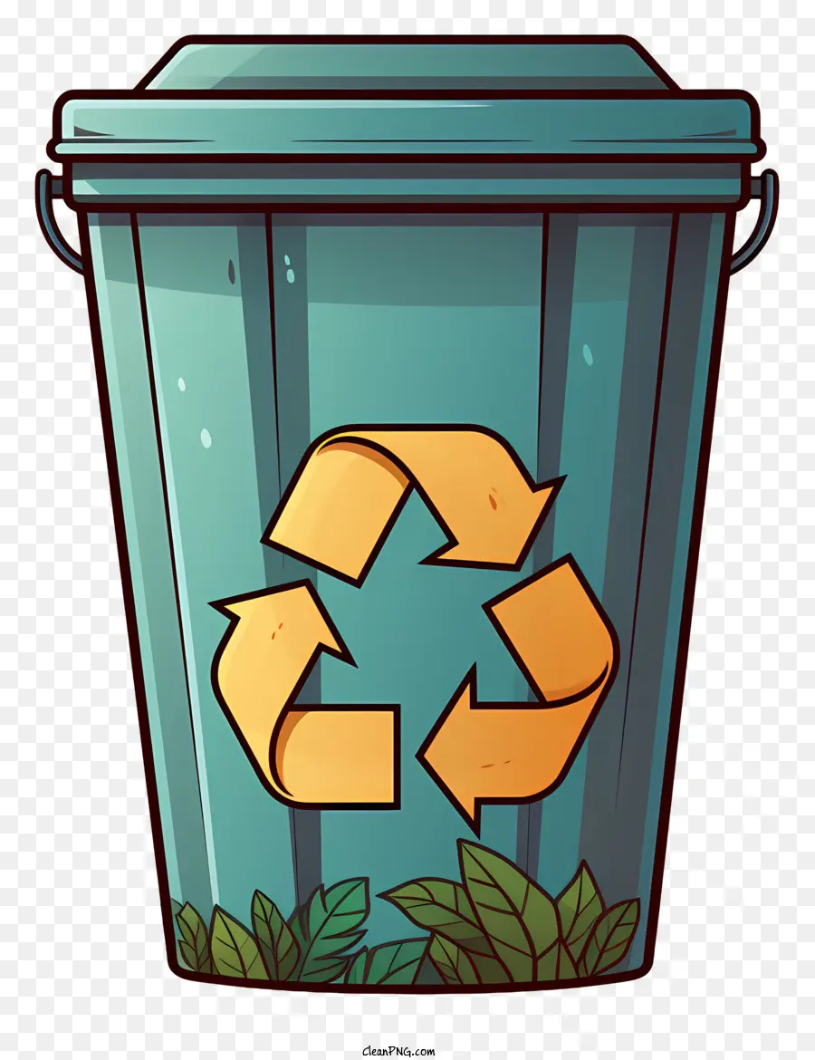Lixo Lixo Plano，Garbage Can PNG
