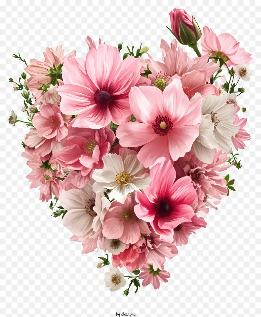 Valentine Elementos，Arranjo Floral PNG