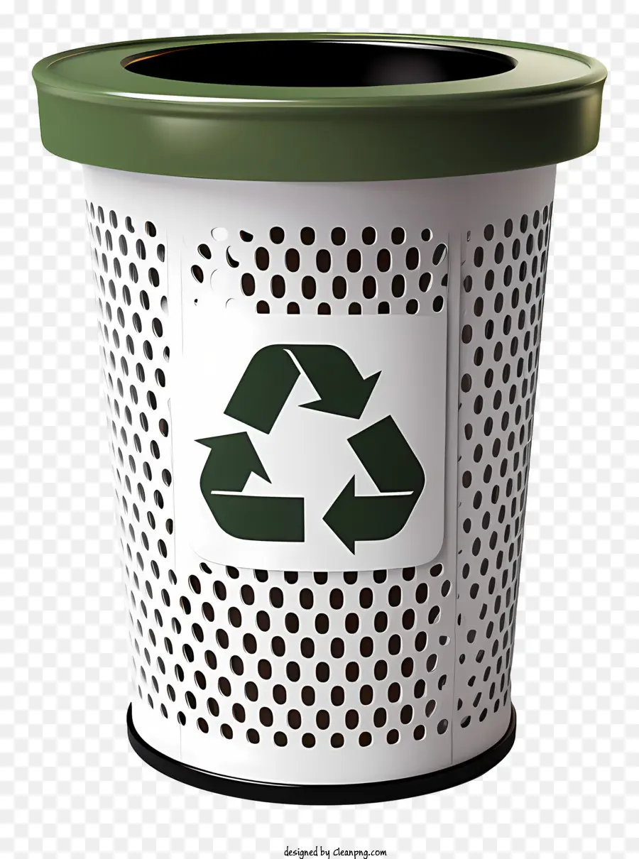 Lixo De Estilo Realista Pode，Recycling Atrás PNG