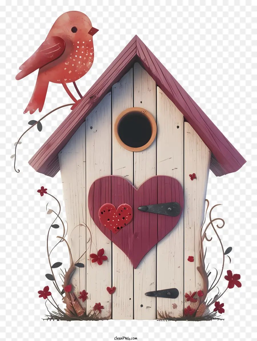 Casa De Pássaros Planos Dos Namorados，Birdhouse PNG