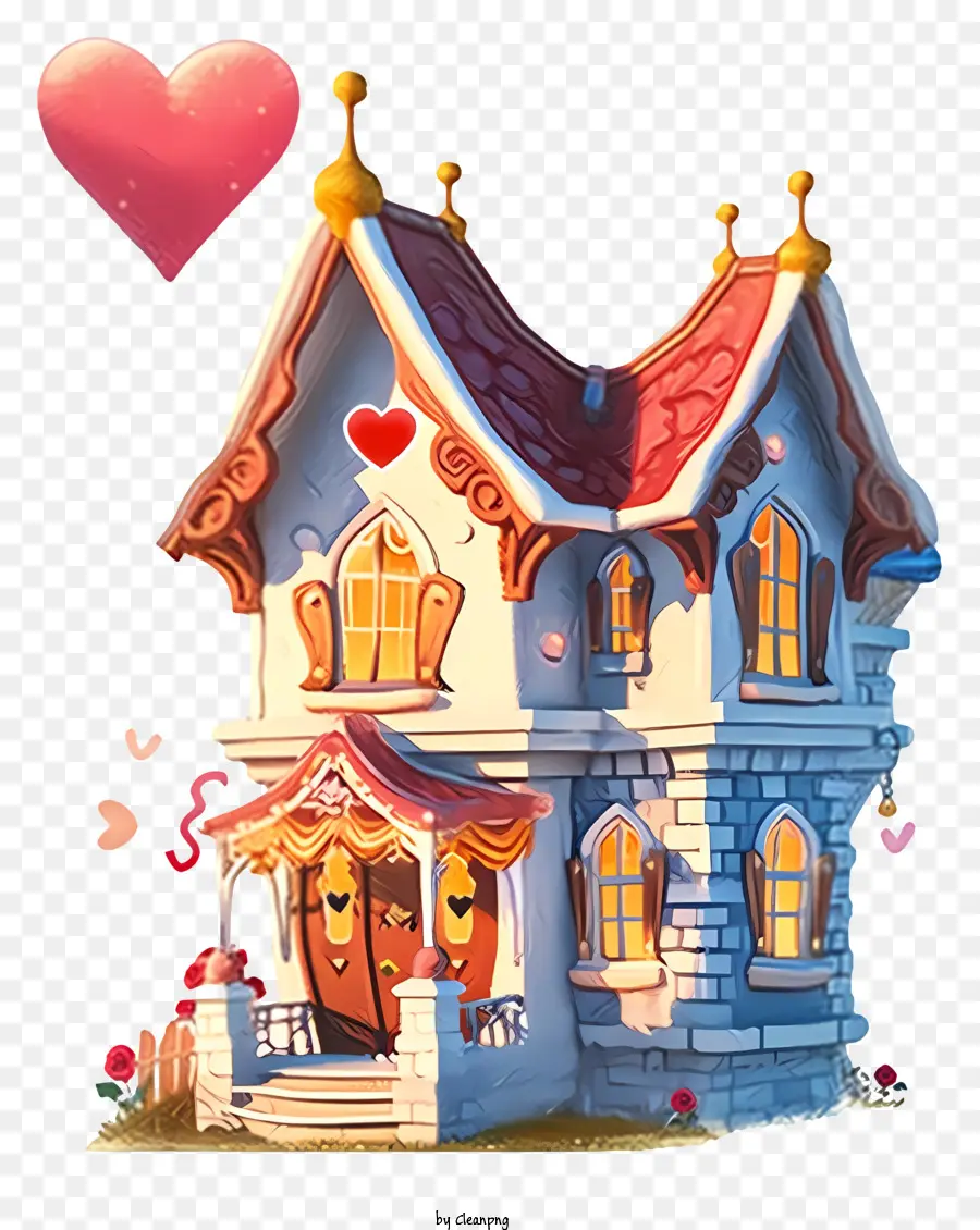 Emoji Da Casa Dos Namorados，Pequena Casa PNG