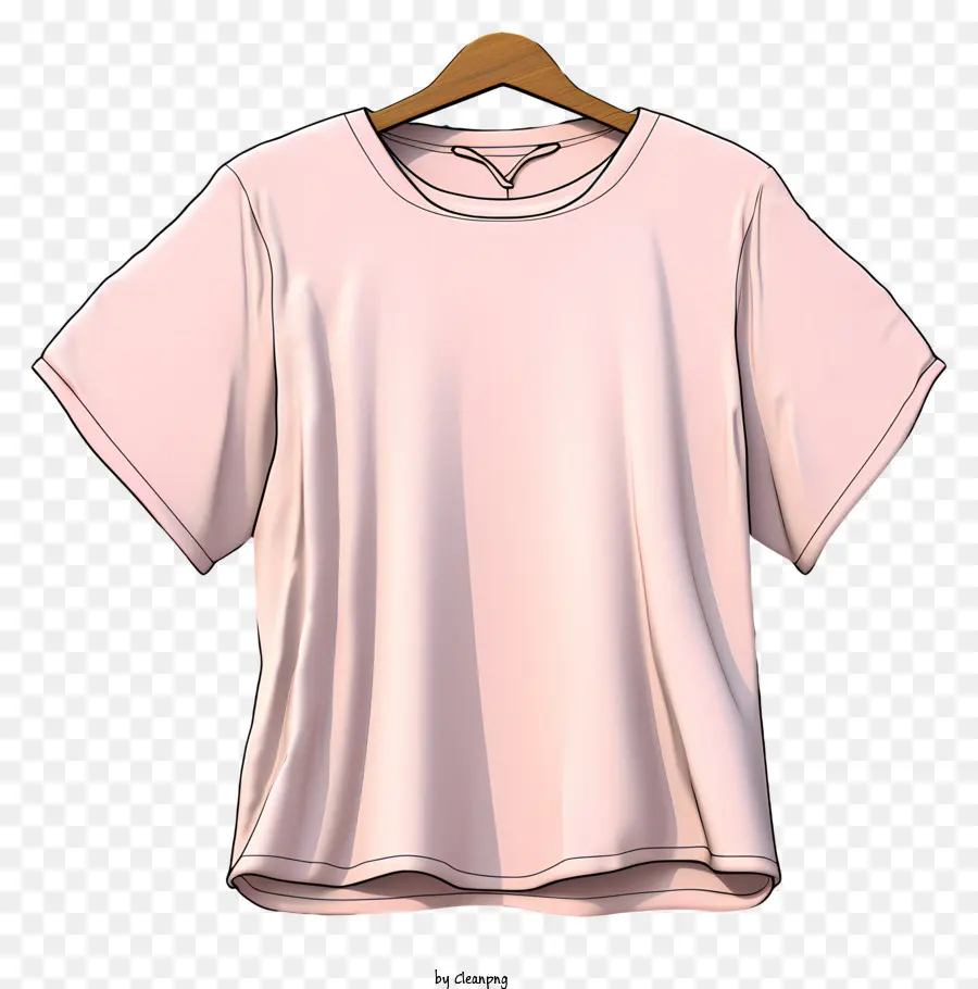 Camiseta Realista Em Estilo 3d，Cor De Rosa Tshirt PNG