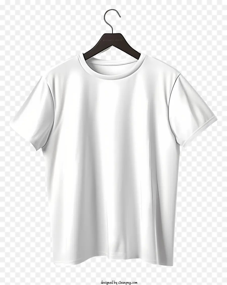 Camiseta Em Cabide De Pano，Camiseta Branca PNG