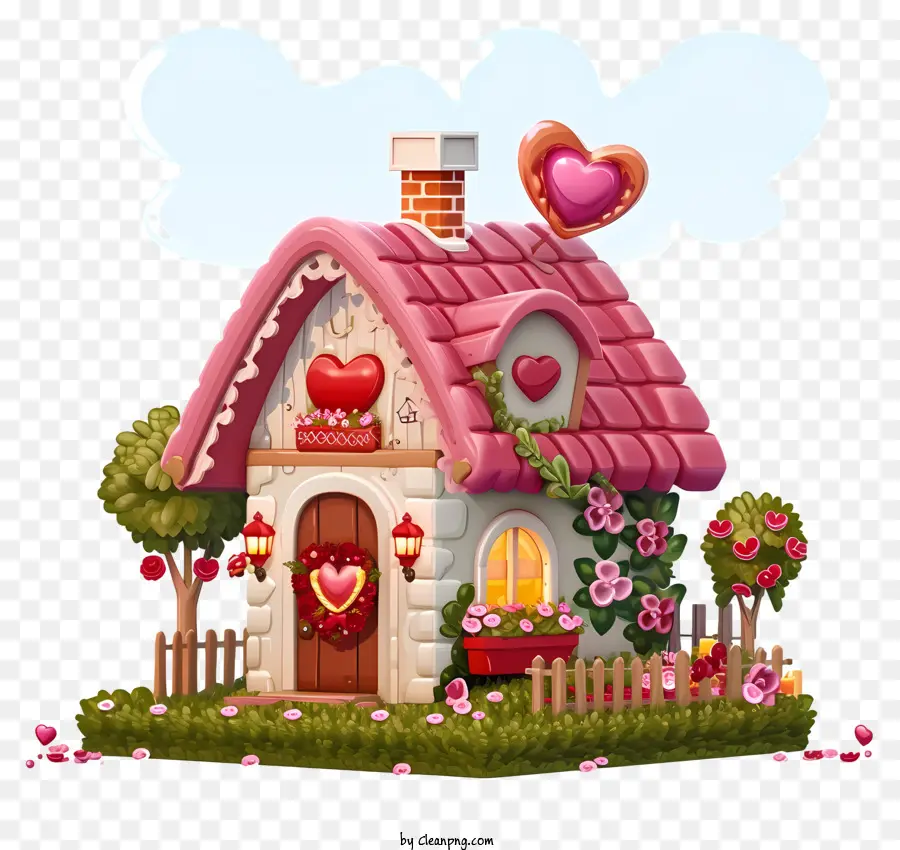 Emoji Da Casa Dos Namorados，Cottage PNG