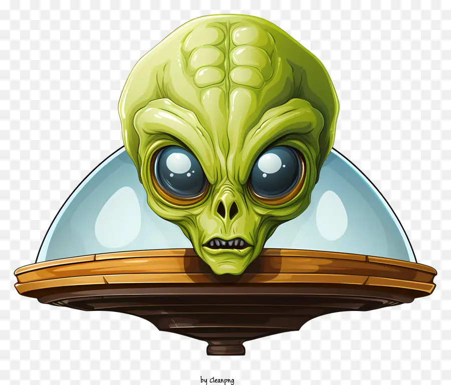 Mascote Alienígena Desenhado à Mão，Alienígena Verde PNG