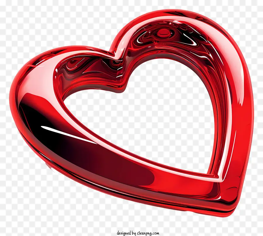 Valentine Elementos，Coração Vermelho PNG