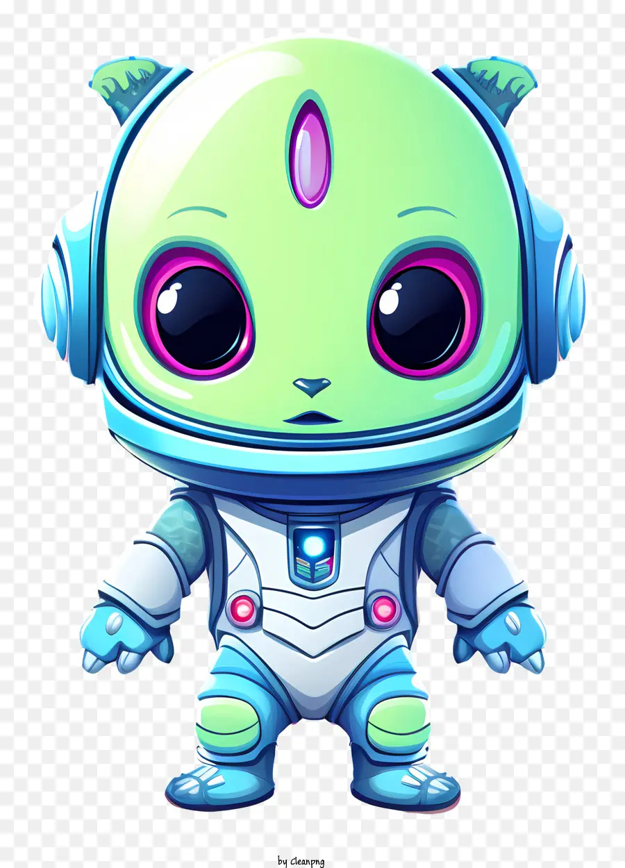 Mascote Alienígena Pastel，Alienígena Fofo PNG