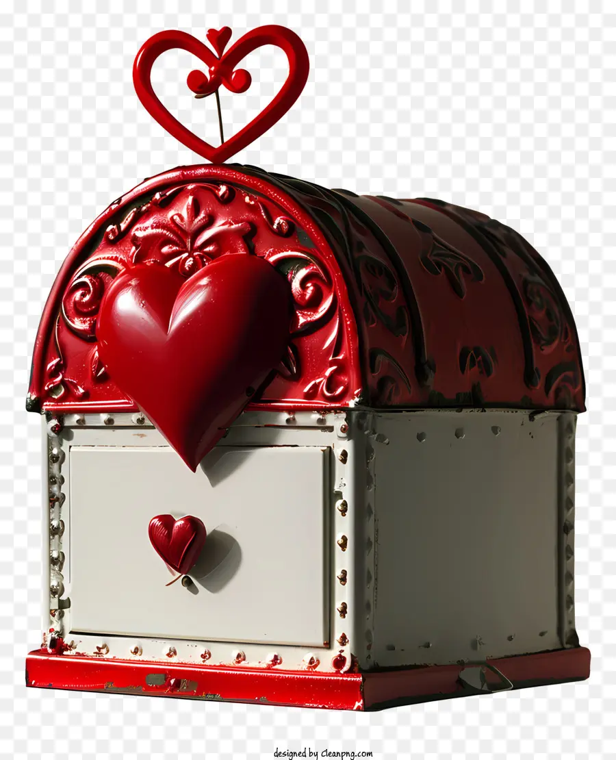 Caixa De Correio Dos Namorados，Red Box PNG