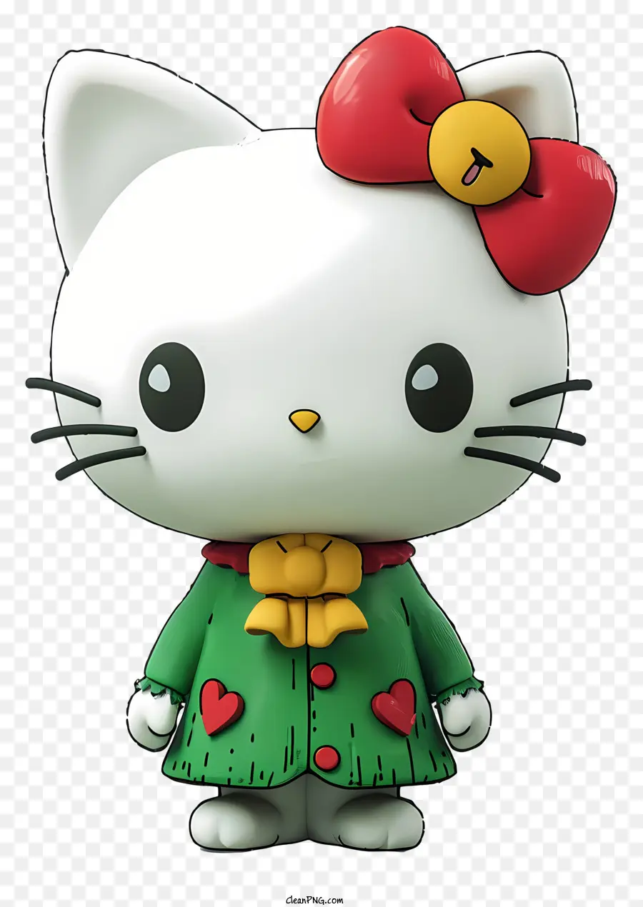 Mascote Da Hello Kitty Estilo Realista，Olá Gatinha PNG