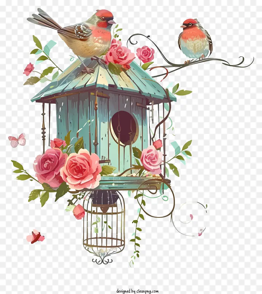 Amor Casa De Pássaro，Birdhouse PNG