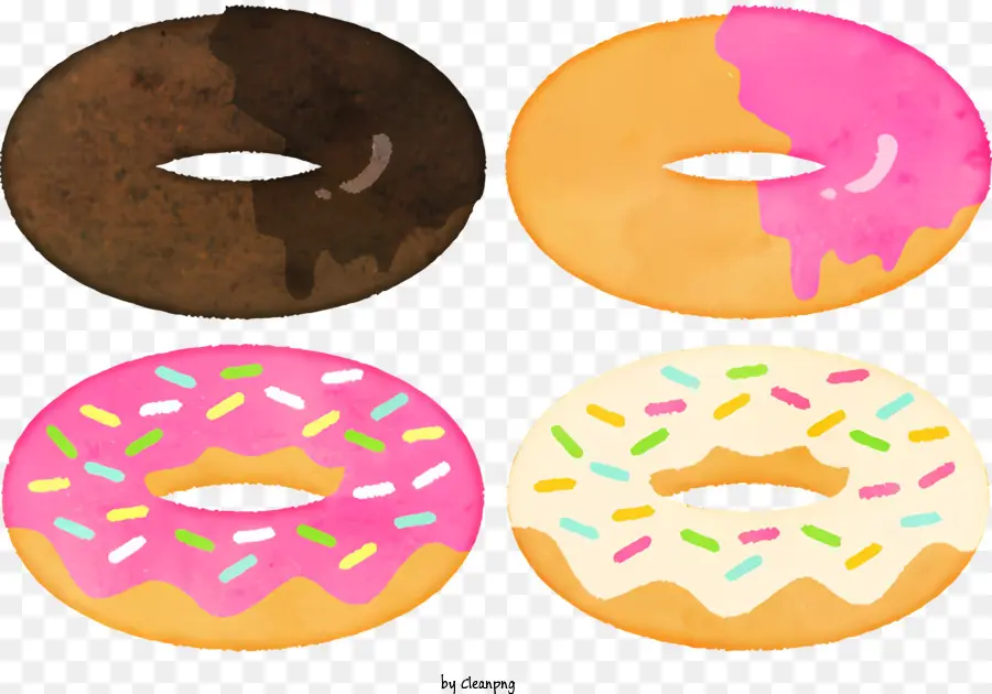 Doughnuts，Tipos De Donuts PNG