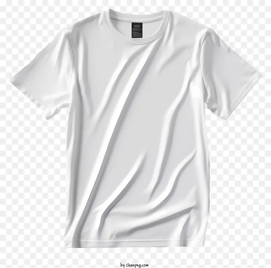 Camiseta De Estilo Realista，Branco Liso Tshirt PNG
