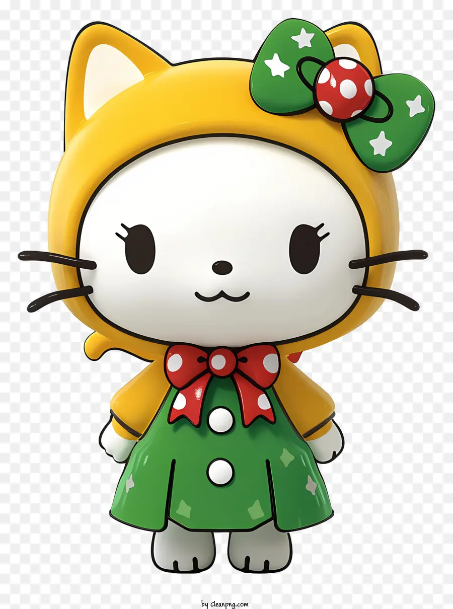 Estilo Realista Hello Kitty Mascot，Hello Kitty PNG