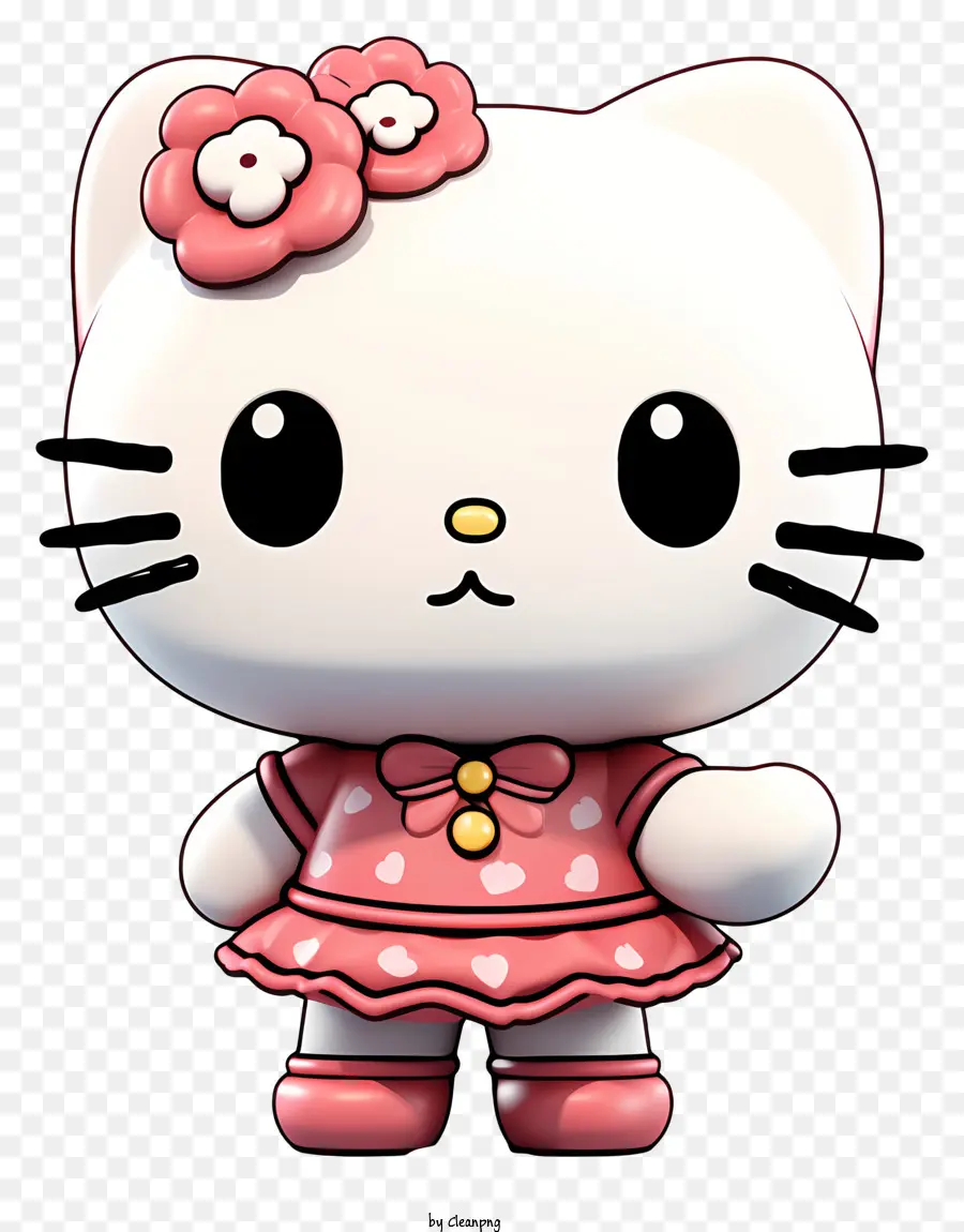 Hello Kitty Fofo，Gato Dos Desenhos Animados PNG