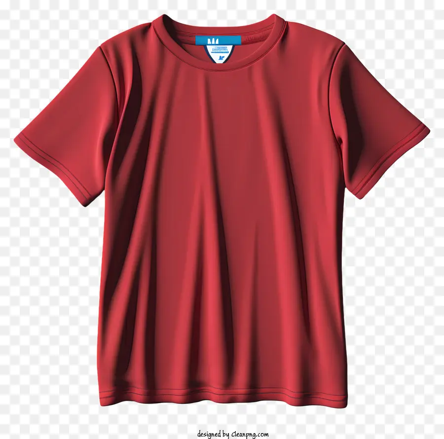 Camiseta De Estilo Realista，Camisa Vermelha PNG