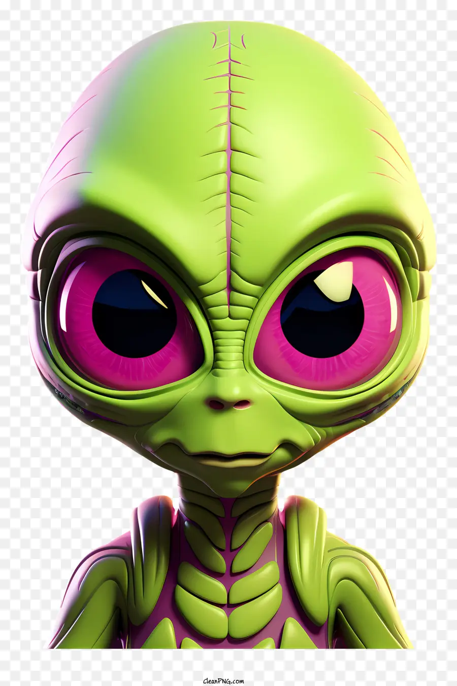 Alienígena Verde Fofo Com Um Olho，Cartoon Alienígena PNG