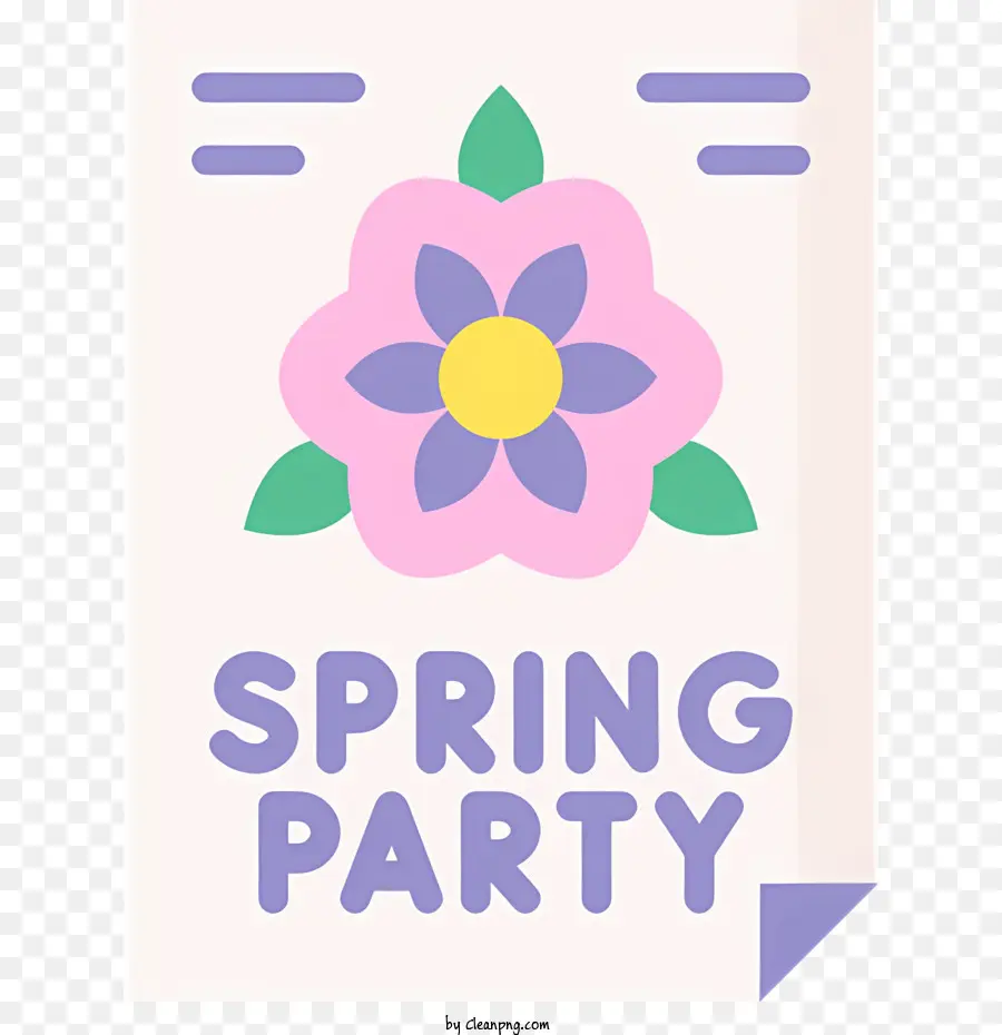 Primavera，Convite Da Festa Da Primavera PNG