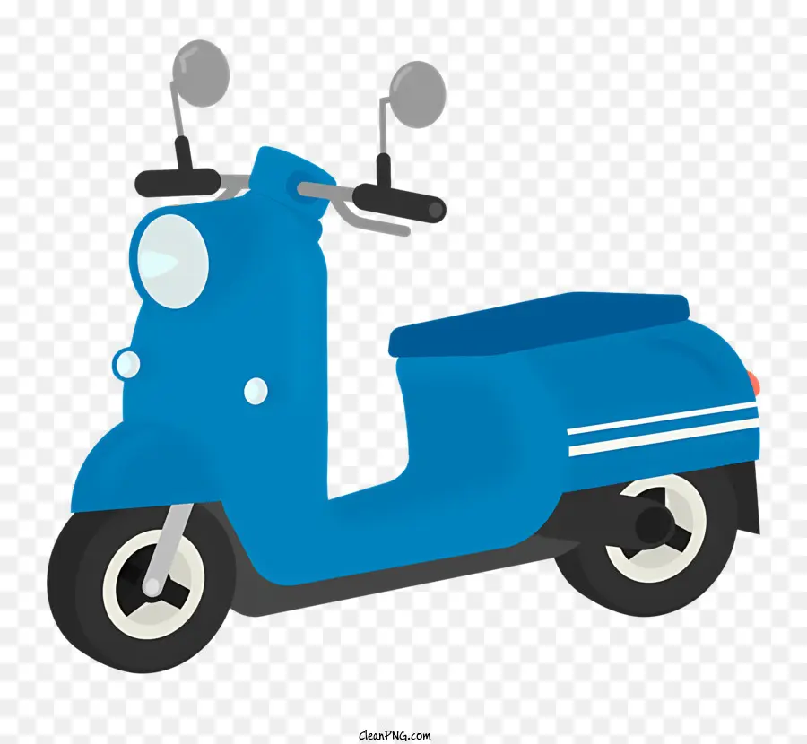 Azul Scooter，Moto PNG