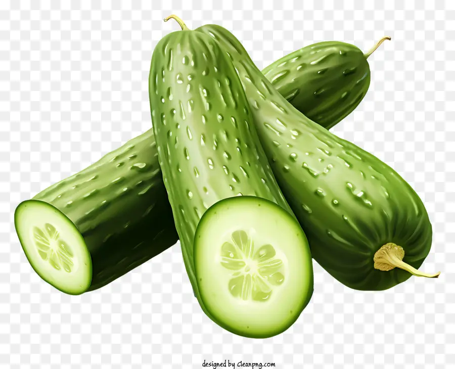 Pepino Estilo Realista，Pepinos PNG