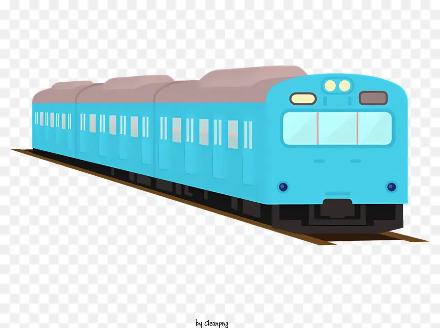 Trem De Passageiros Azuis，Transporte De Transporte PNG